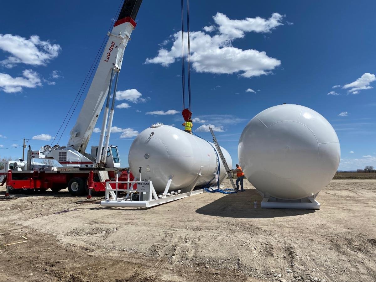 Triarc Tank D300LP 30000 Gallon ASME Propane Skid Tank