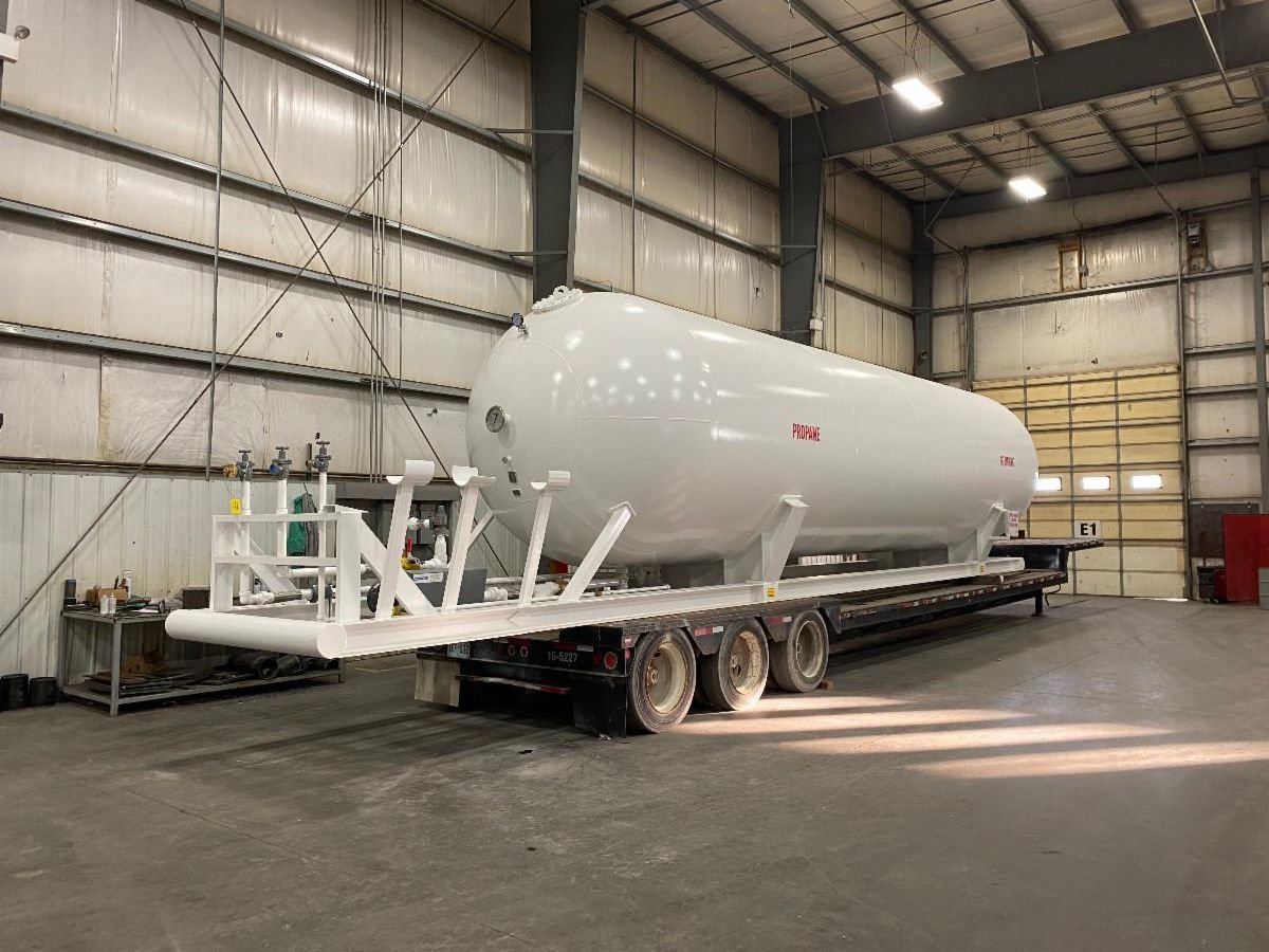 Lang Company D300LP 30000 Gallon Propane Storage Tank Skid