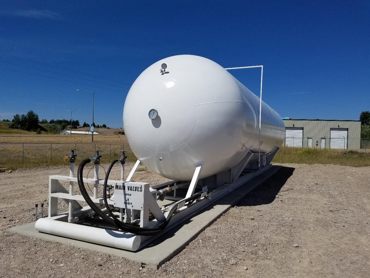 Lang Company D300LP 30000 Gallon Propane Storage Tank Skid