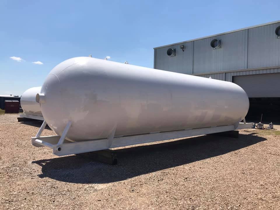 18000 Gallon ASME Skid Propane Storage Tank