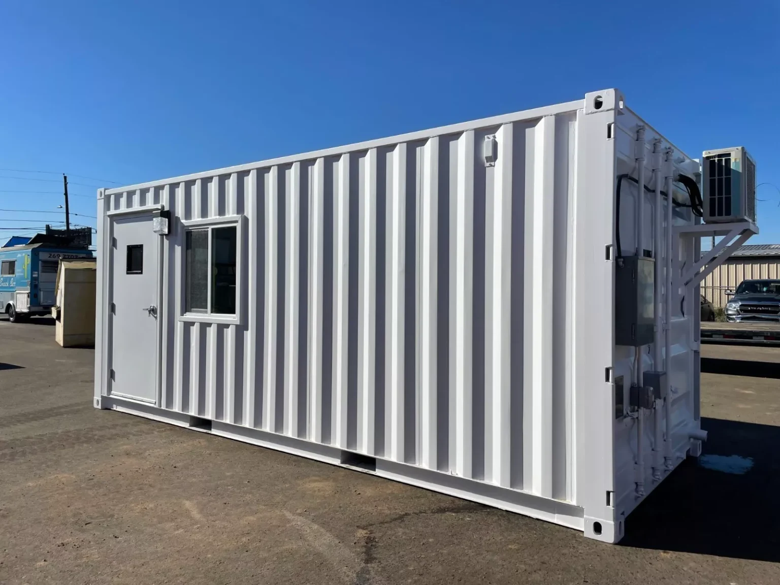 Linked Equipment 20-Foot Office Refurbished Shipping Container