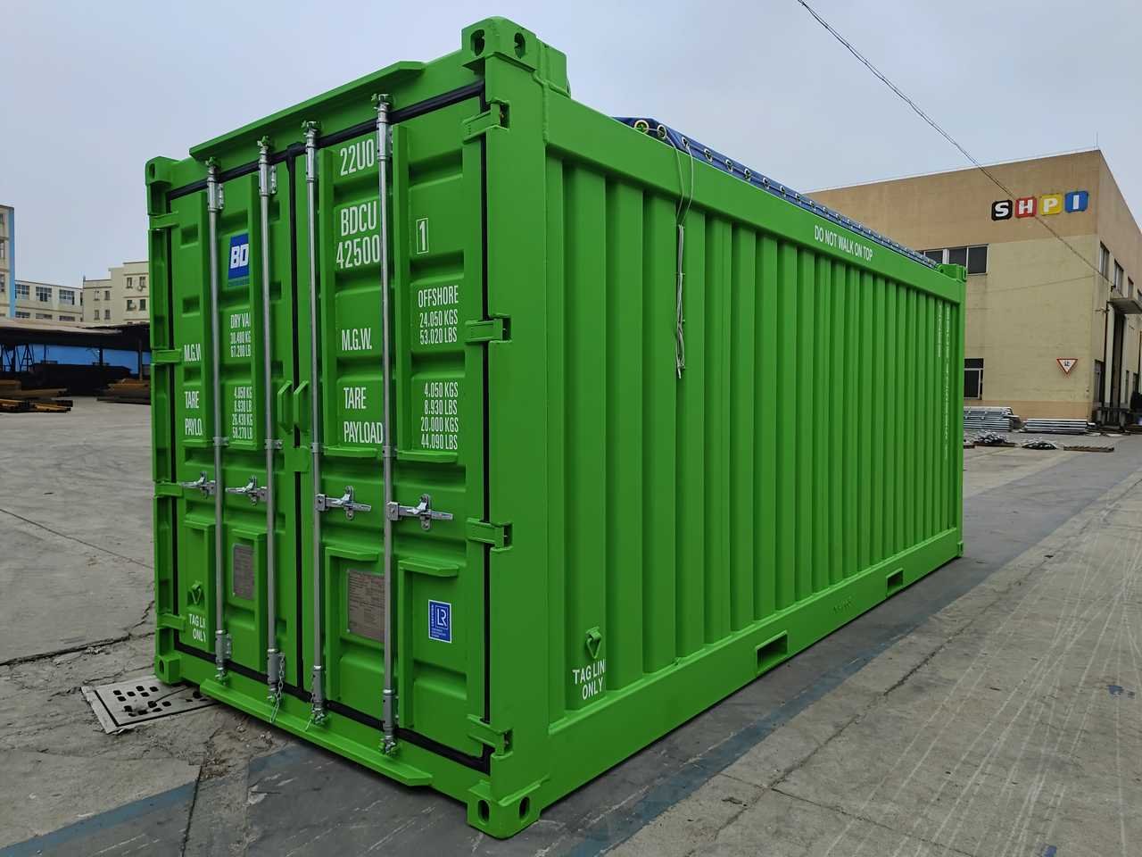 Conex Off-Coast 20ft DNV 2.7-1 Offshore Open Top Container