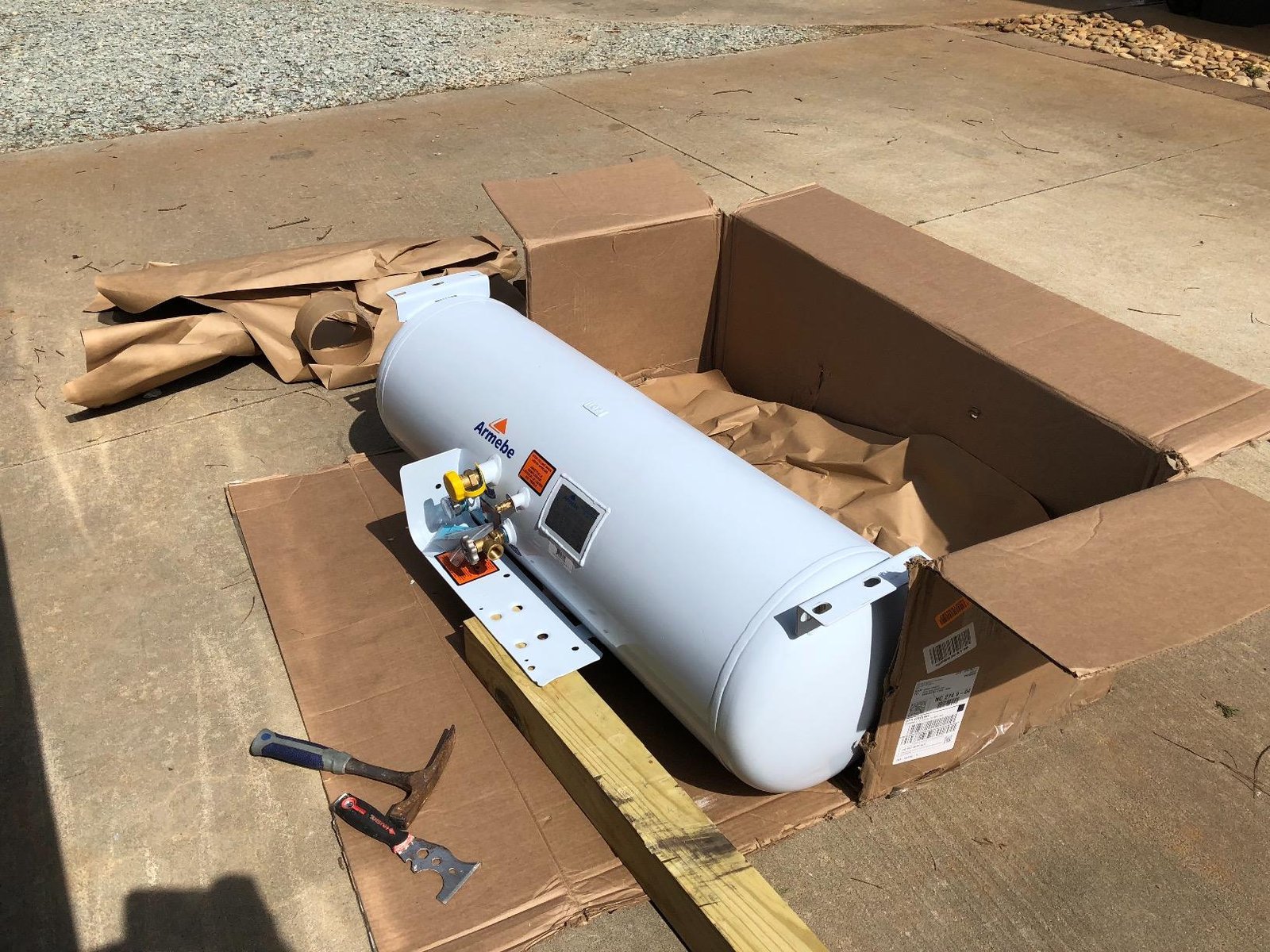 Buy 29.3 Gallon Horizontal Propane Tanks Cylinder Online – Conext Conatiner Depot